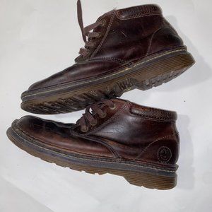 Dr. Martens 12658 Brown Leather Lace up Bicycle Toe Boots sz 11 USM